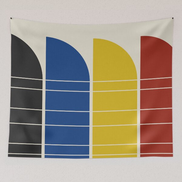 Artikelvorschau, Bauhaus-Archiv Abstrakte Illustration entworfen und verkauft von MDRNHOME.