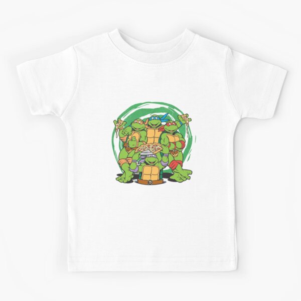 Kids Blue Teenage Mutant Ninja Turtle Print T-Shirt (5-12yrs) - Matalan