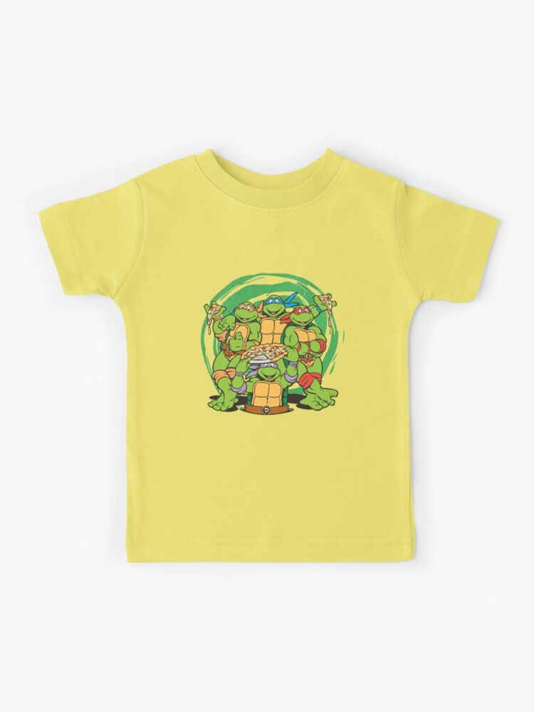 Nick Jr Teenage Mutant Ninja Turtles Cowabunga Yellow T Shirt