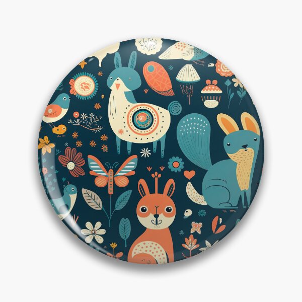 Item preview, Animals and flowers pattern designed and sold by FelpoStore.