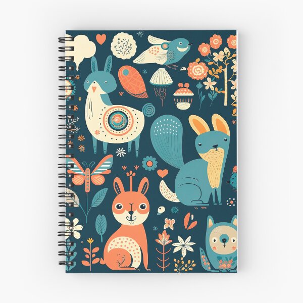 Item preview, Animals and flowers pattern designed and sold by FelpoStore.