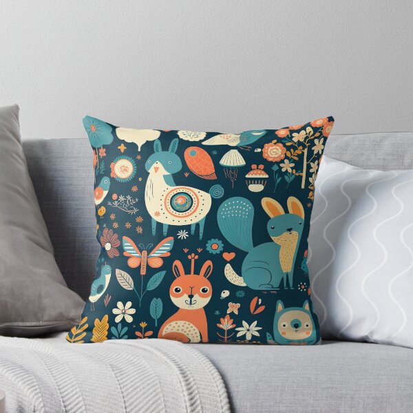 Item preview, Animals and flowers pattern designed and sold by FelpoStore.