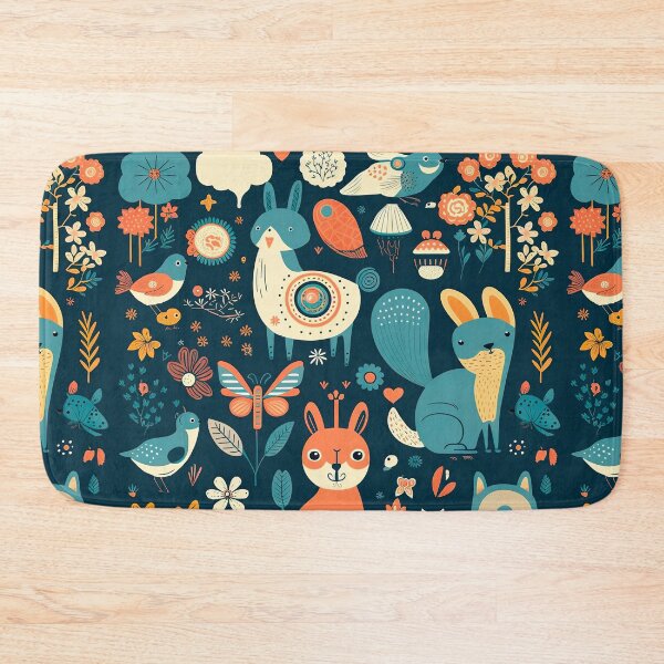 Item preview, Animals and flowers pattern designed and sold by FelpoStore.