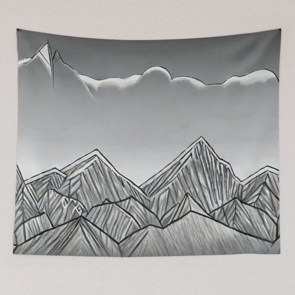 Item preview, Beautifull drawed Mountains designed and sold by doomwalker2010.