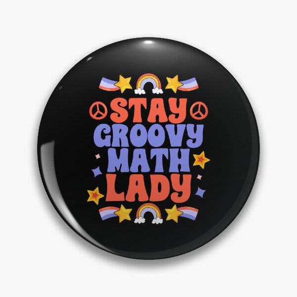 Item preview, Awesome Stay Groovy Math Lady For Groovy Mathematics Teacher designed and sold by Nessshirts.
