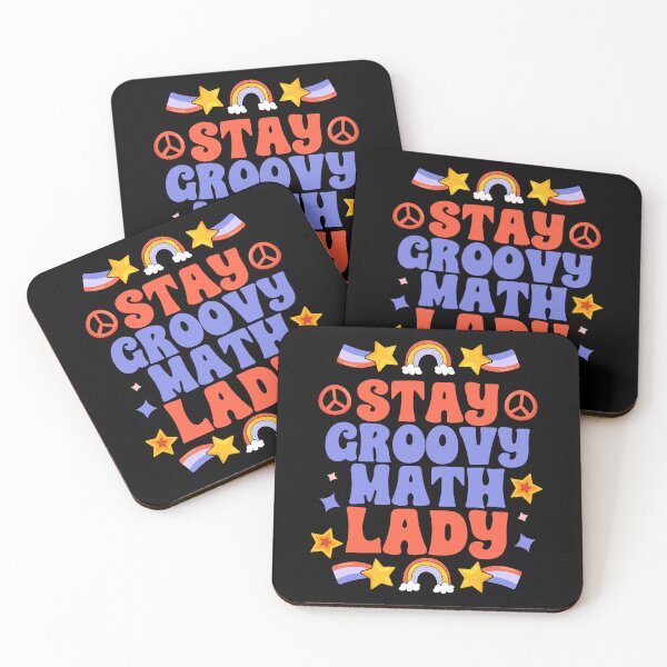 Item preview, Awesome Stay Groovy Math Lady For Groovy Mathematics Teacher designed and sold by Nessshirts.