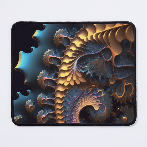 Item preview, Teal & Gold Fractal Art designed and sold by ChaosEmporium.