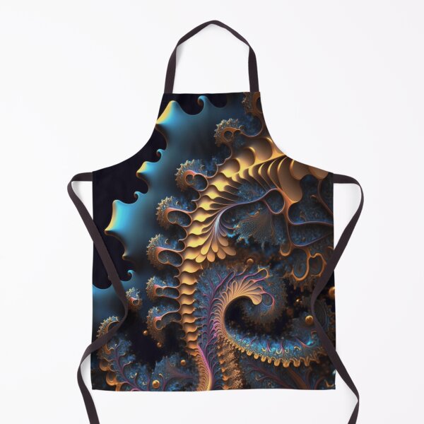Item preview, Teal & Gold Fractal Art designed and sold by ChaosEmporium.