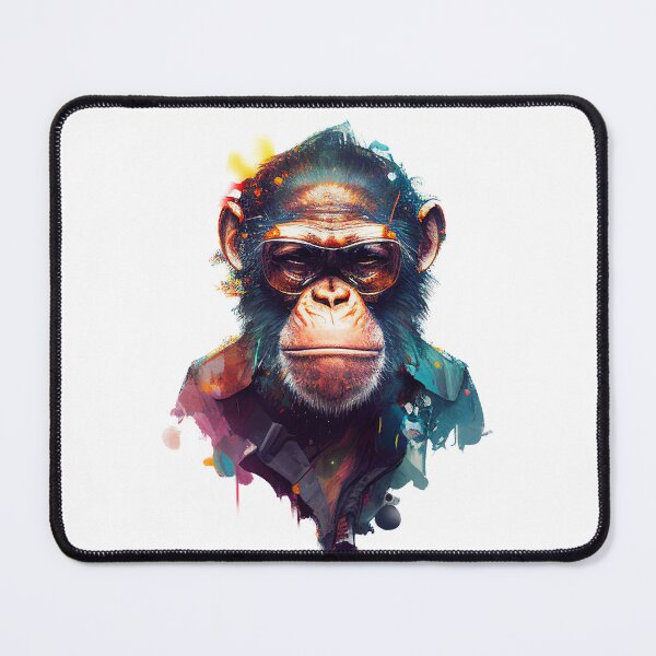 Item preview, Cool and Realistic Monkey: Unique and Stylish Artwork designed and sold by W I L O R F . C O.