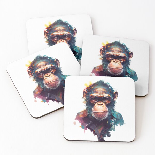 Item preview, Cool and Realistic Monkey: Unique and Stylish Artwork designed and sold by W I L O R F   . C O.