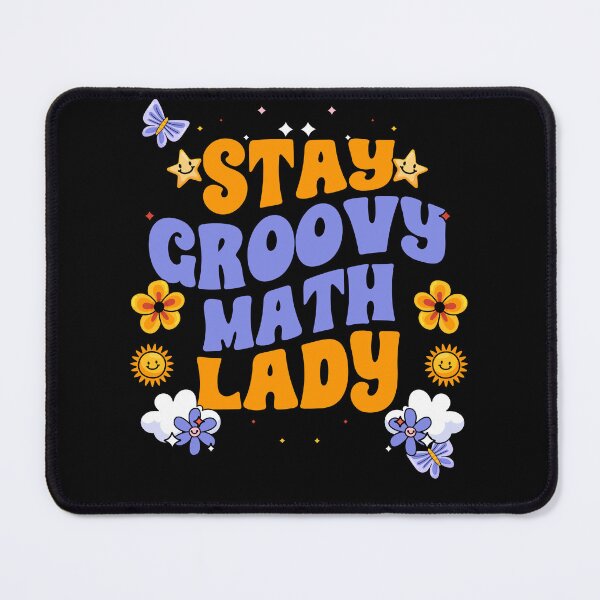 Item preview, Retro Stay Groovy Math Lady For A Groovy Mathematics Teacher designed and sold by Nessshirts.