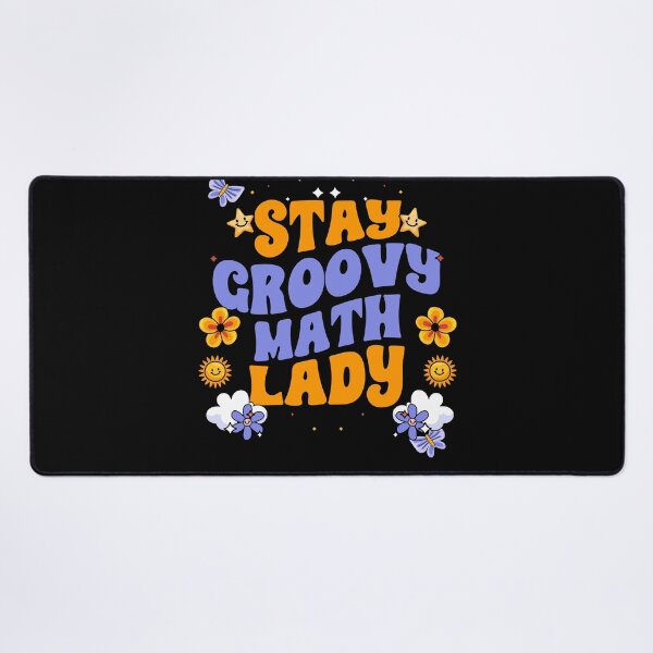 Item preview, Retro Stay Groovy Math Lady For A Groovy Mathematics Teacher designed and sold by Nessshirts.
