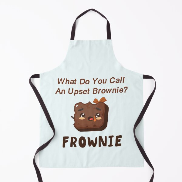 Item preview, What do you call an upset Brownie? Frownie - Funny Brownie Puns Sticker designed and sold by byFizCreative.