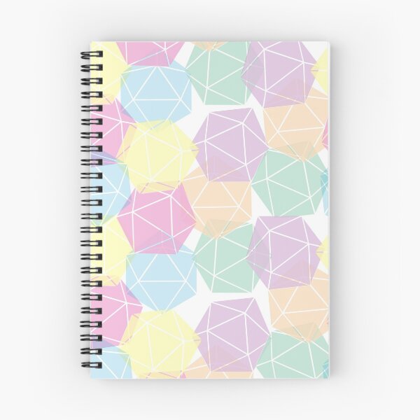 Item preview, Pastel D20 Dungeons and Dragons Dice Pattern designed and sold by ShelbyGrahamArt.