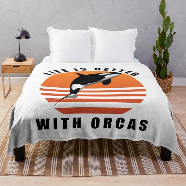 Item preview, Life Is Better With Orcas designed and sold by softgraphics.