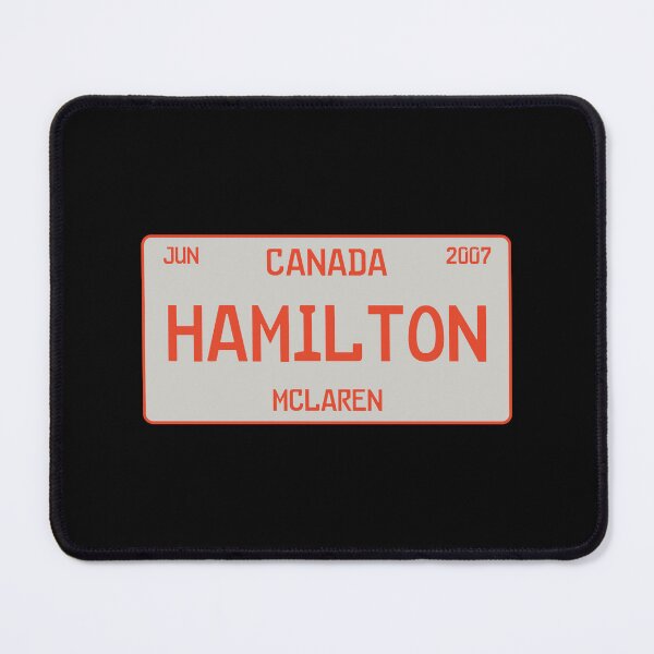 Item preview, Lewis Hamilton first win license plate black designed and sold by ff1merch ..