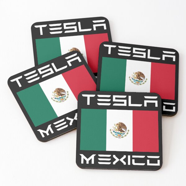 Item preview, Tesla Mexico - Mexican Flag with TESLA designed and sold by WigOutlet.