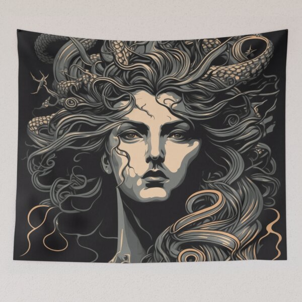 Item preview, Medusa illustration designed and sold by Philip-p22.