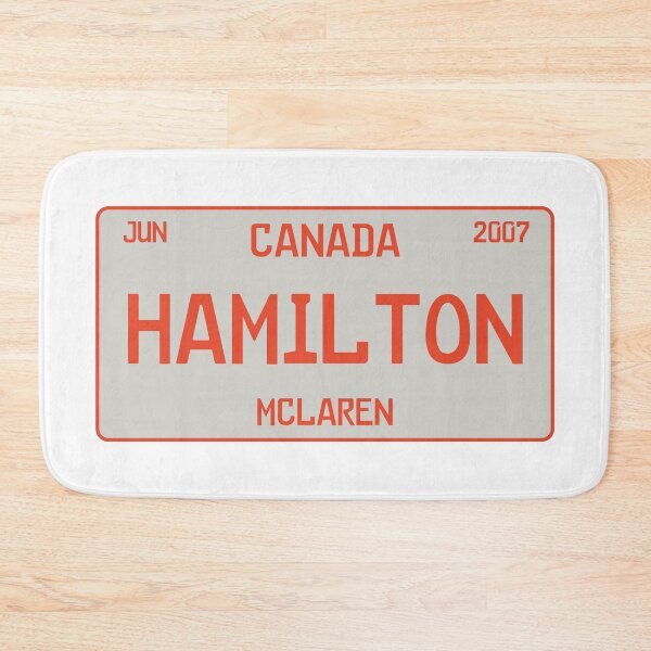 Item preview, Lewis Hamilton first win license plate white designed and sold by ff1merch ..