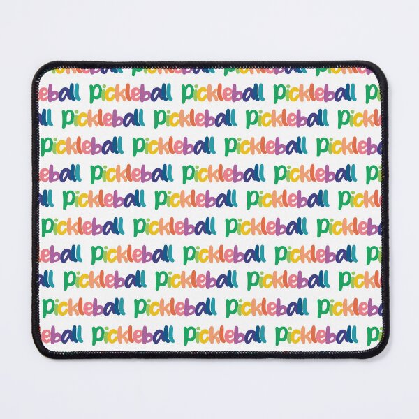 Item preview, Rainbow Pickleball word pattern designed and sold by flamendes.