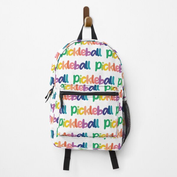 Item preview, Rainbow Pickleball word pattern designed and sold by flamendes.