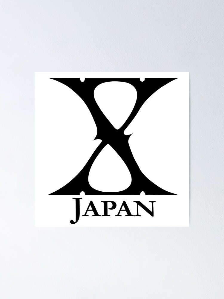 X Japan Logo (Black) | Poster