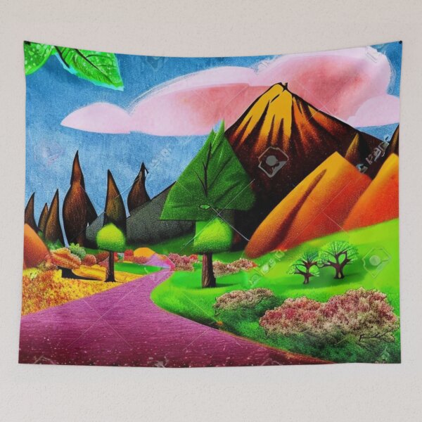 Item preview, Beautifull drawed Mountains designed and sold by doomwalker2010.