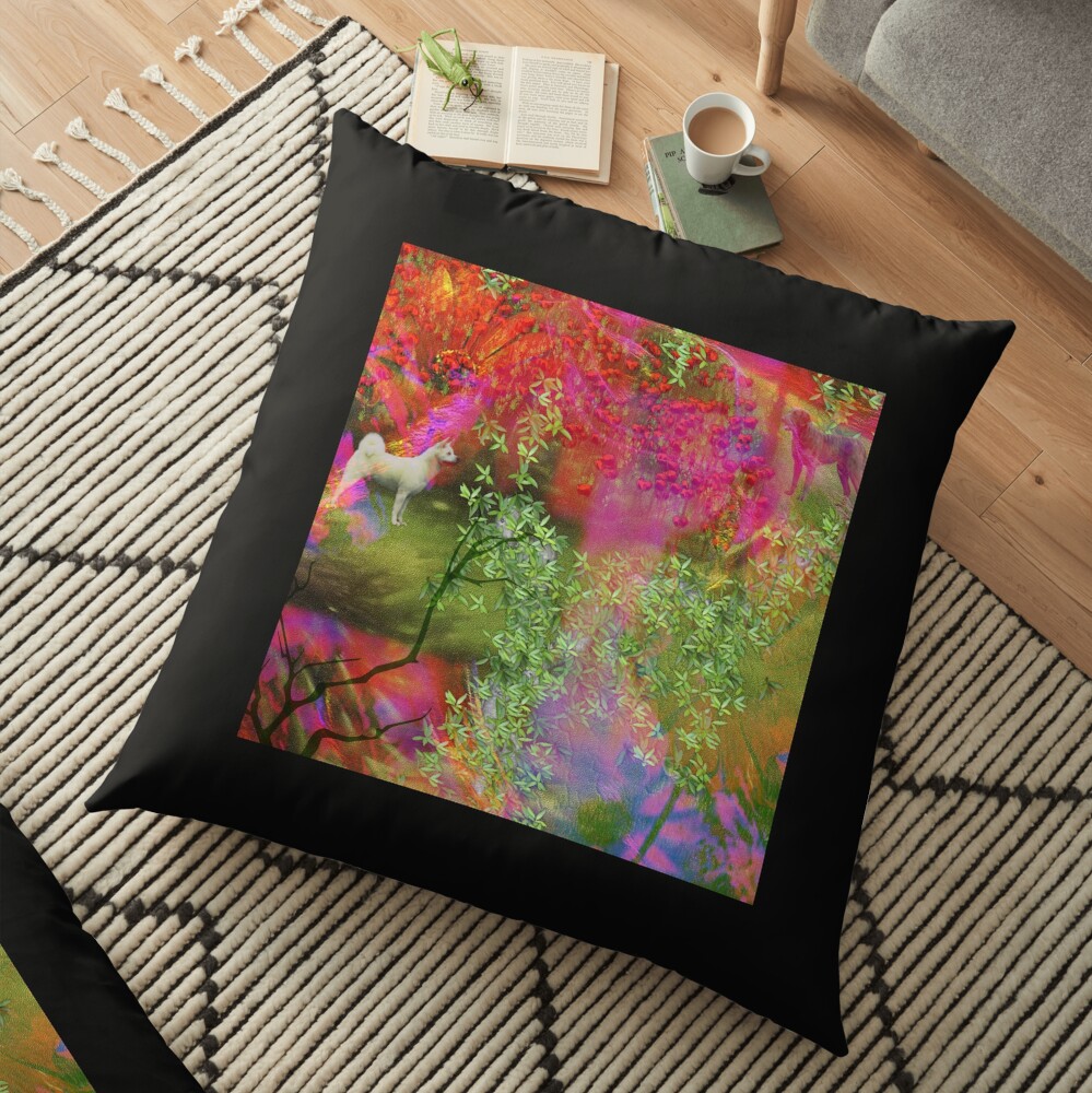 Breathe Of Spring Floor Pillow