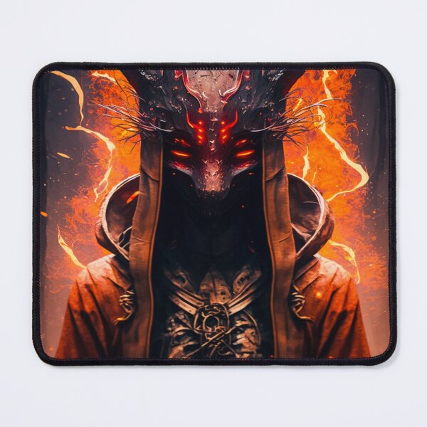 Item preview, Kitsune Demon Surreal Painting #3 designed and sold by Artistic Pandas.