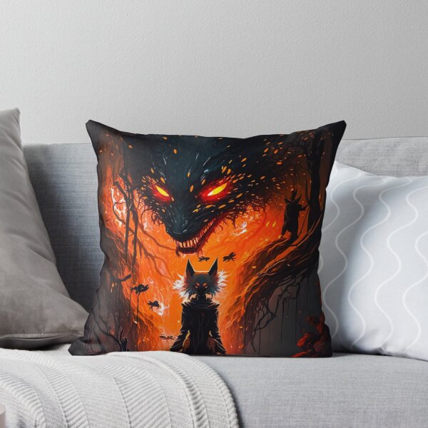 Item preview, Kitsune Demon Surreal Painting #4 designed and sold by Artistic Pandas.