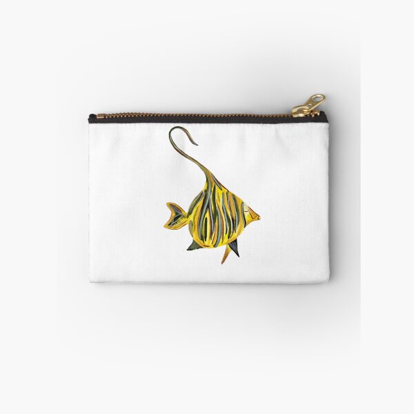Item preview, Fish yellow ocean sea a watercolor illustration designed and sold by Yana Mustafina | Boho Soulful Designs.