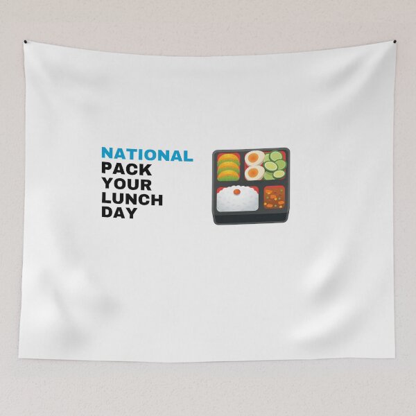 Item preview, national pack your lunch day designed and sold by xkiyal Art.