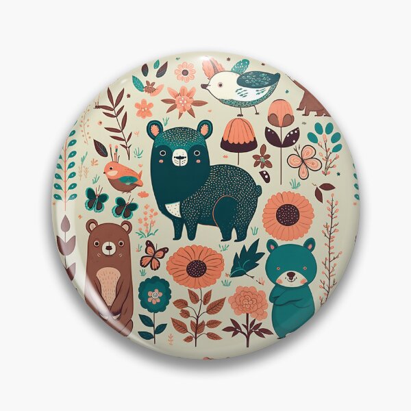 Item preview, Animals and flowers pattern designed and sold by FelpoStore.