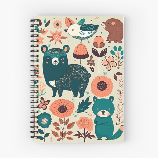 Item preview, Animals and flowers pattern designed and sold by FelpoStore.