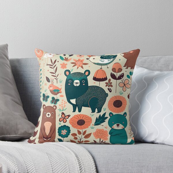 Item preview, Animals and flowers pattern designed and sold by FelpoStore.