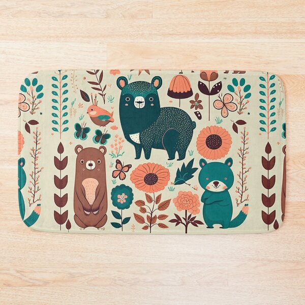 Item preview, Animals and flowers pattern designed and sold by FelpoStore.