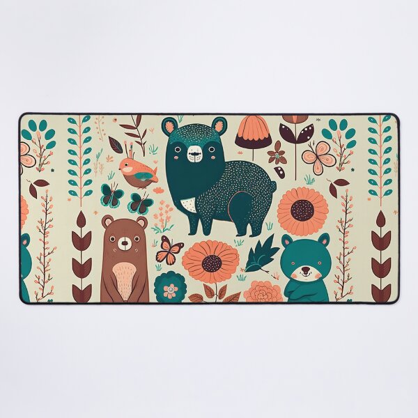 Item preview, Animals and flowers pattern designed and sold by FelpoStore.