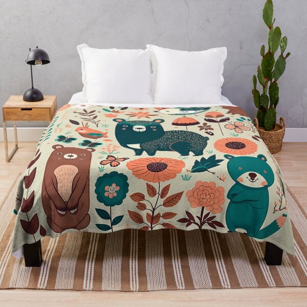 Item preview, Animals and flowers pattern designed and sold by FelpoStore.