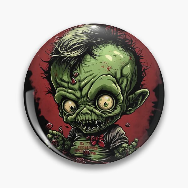 Item preview, Baby Big Head Zombie T-Shirt | Cute and Scary Design designed and sold by TheKiziox.