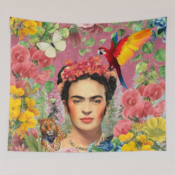 Item preview, Frida Kahlo Pink Tiger designed and sold by Muycote.