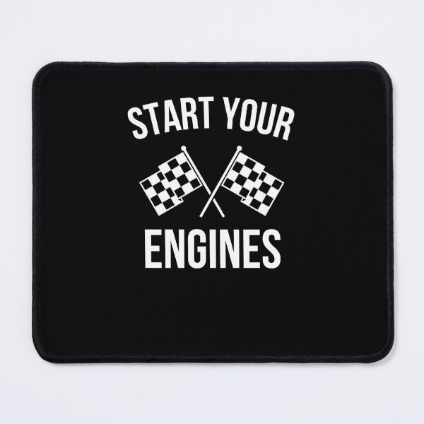 Item preview, Start your Engines Race Flags designed and sold by Fitbys.