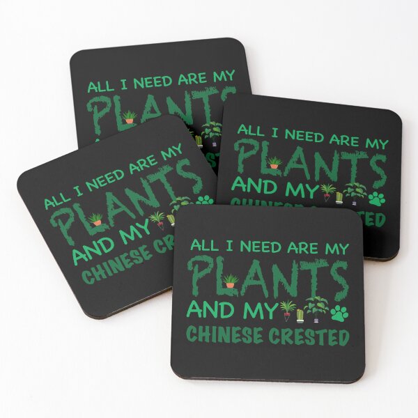Item preview, Todo lo que necesito son mis plantas y mi cresta chino - perro designed and sold by CJC Designs.