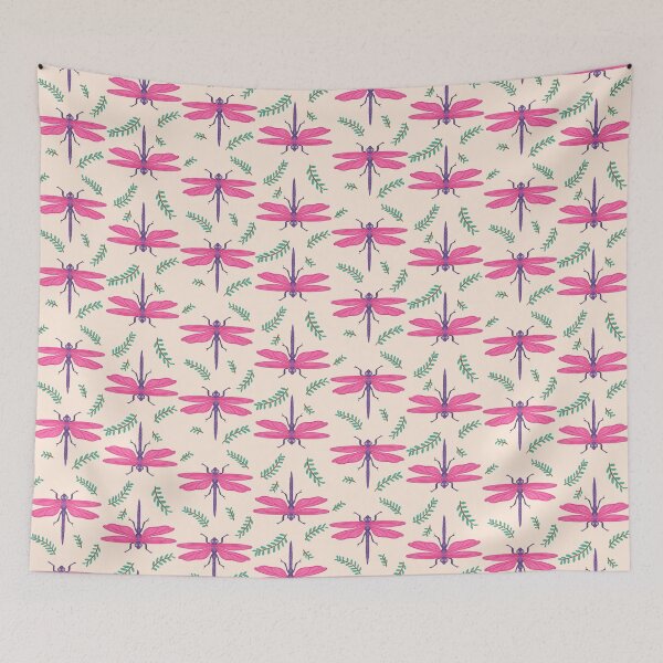 Item preview, Dragonfly Duties - Pink designed and sold by Searay-Art-Co.