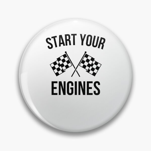 Item preview, Start your Engines Race Flags designed and sold by Fitbys.
