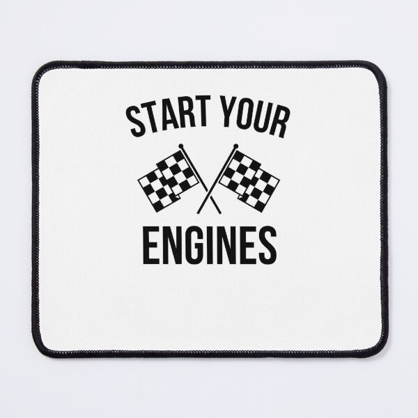 Item preview, Start your Engines Race Flags designed and sold by Fitbys.