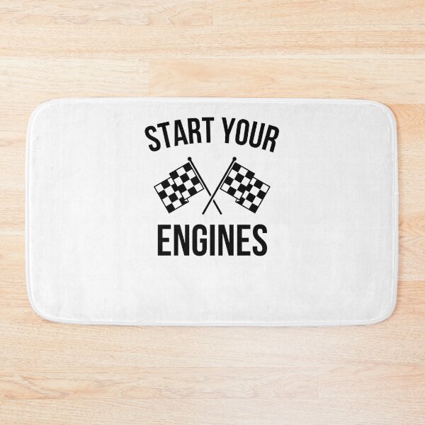 Item preview, Start your Engines Race Flags designed and sold by Fitbys.