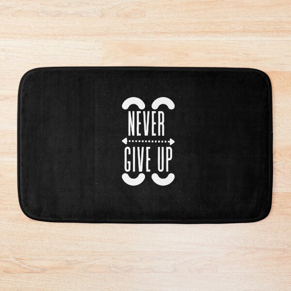 Item preview, Never give up designed and sold by Inspiring-A-D.