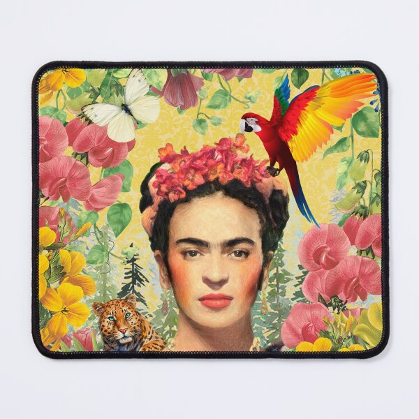 Item preview, Frida Kahlo Yellow Tiger designed and sold by Muycote.