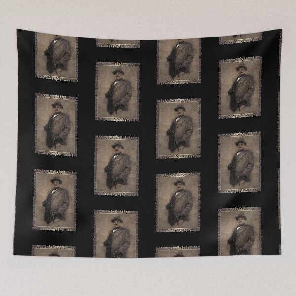 Item preview, Portrait of a Classic Detective (on Black) designed and sold by PawsitiveMum3.
