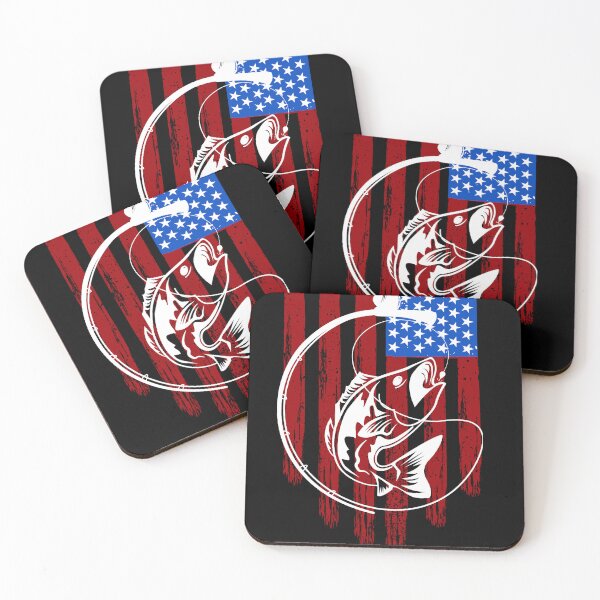 Item preview, Fishing American flag  designed and sold by Heather  Hinson.